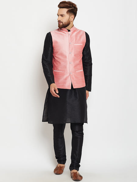 Cotton Black Men Kurta Pyjama USA, Party Wear at Rs 1399 in Surat | ID:  24729328562