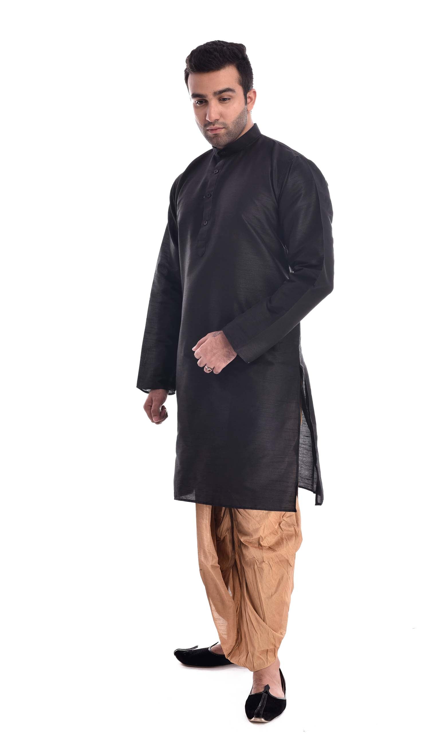 Copper Black Warrior Kurta Set