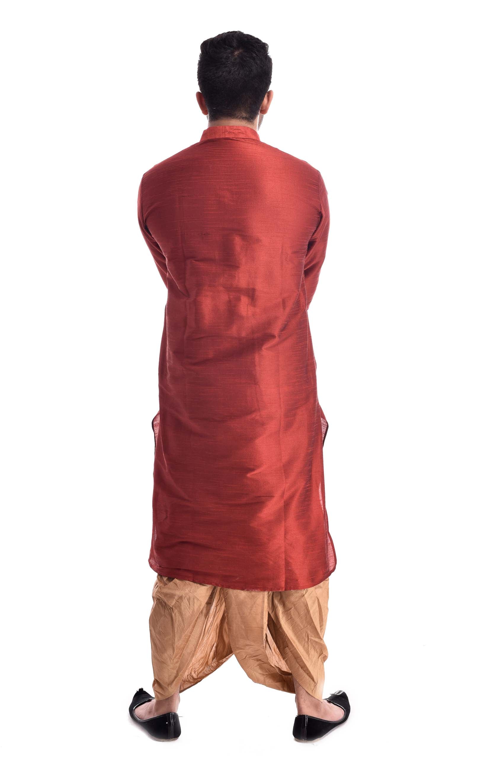 Red-Gold Warrior Kurta Set