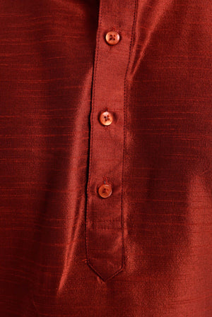 Red-Gold Warrior Kurta Set