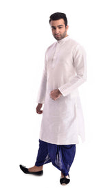 White Sapphire Warrior Kurta Set