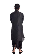 All Black Kurta and Patiala Salwar Set