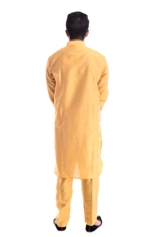 Mango Sorbet Summer Kurta Pyjama in Silk