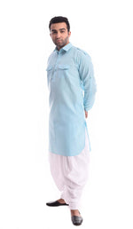 Ice Candy Duet Pathani Suit Kurta Set