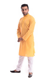 Good Earth Mango Duet Kurta Pyjama in Organic Cotton