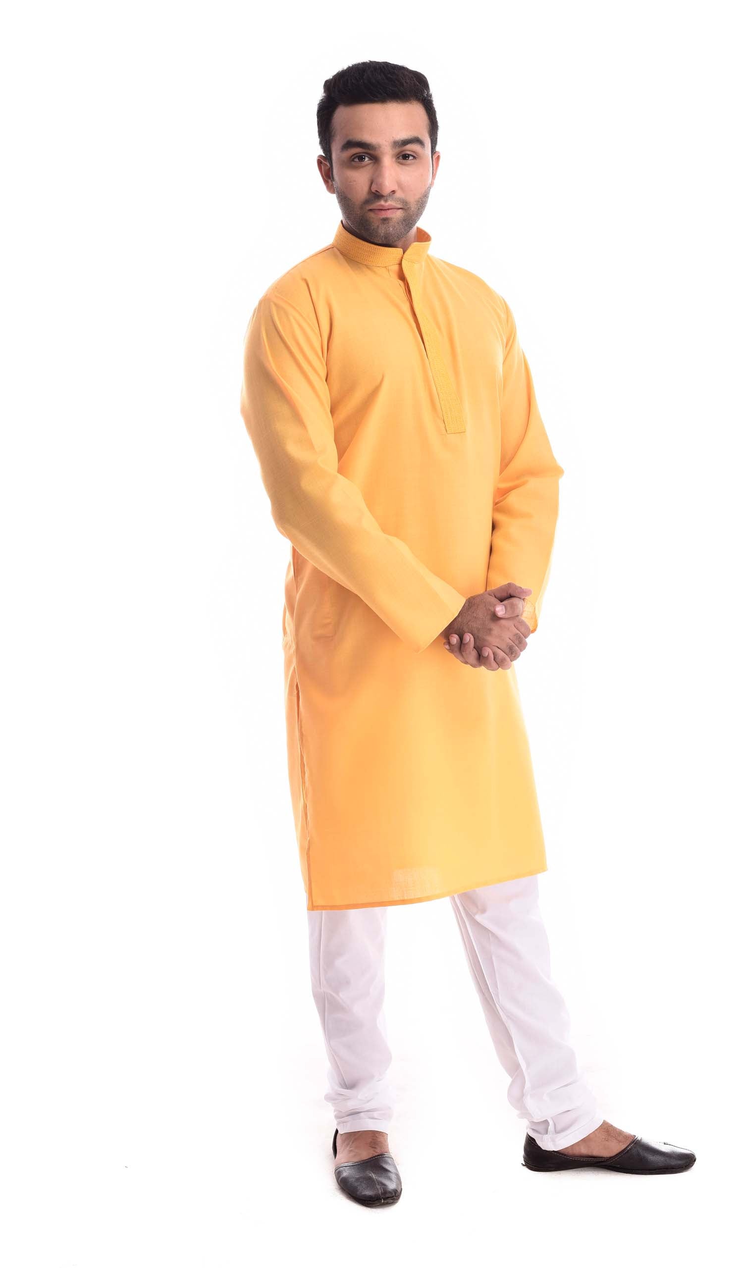 Good Earth Mango Duet Kurta Pyjama in Organic Cotton