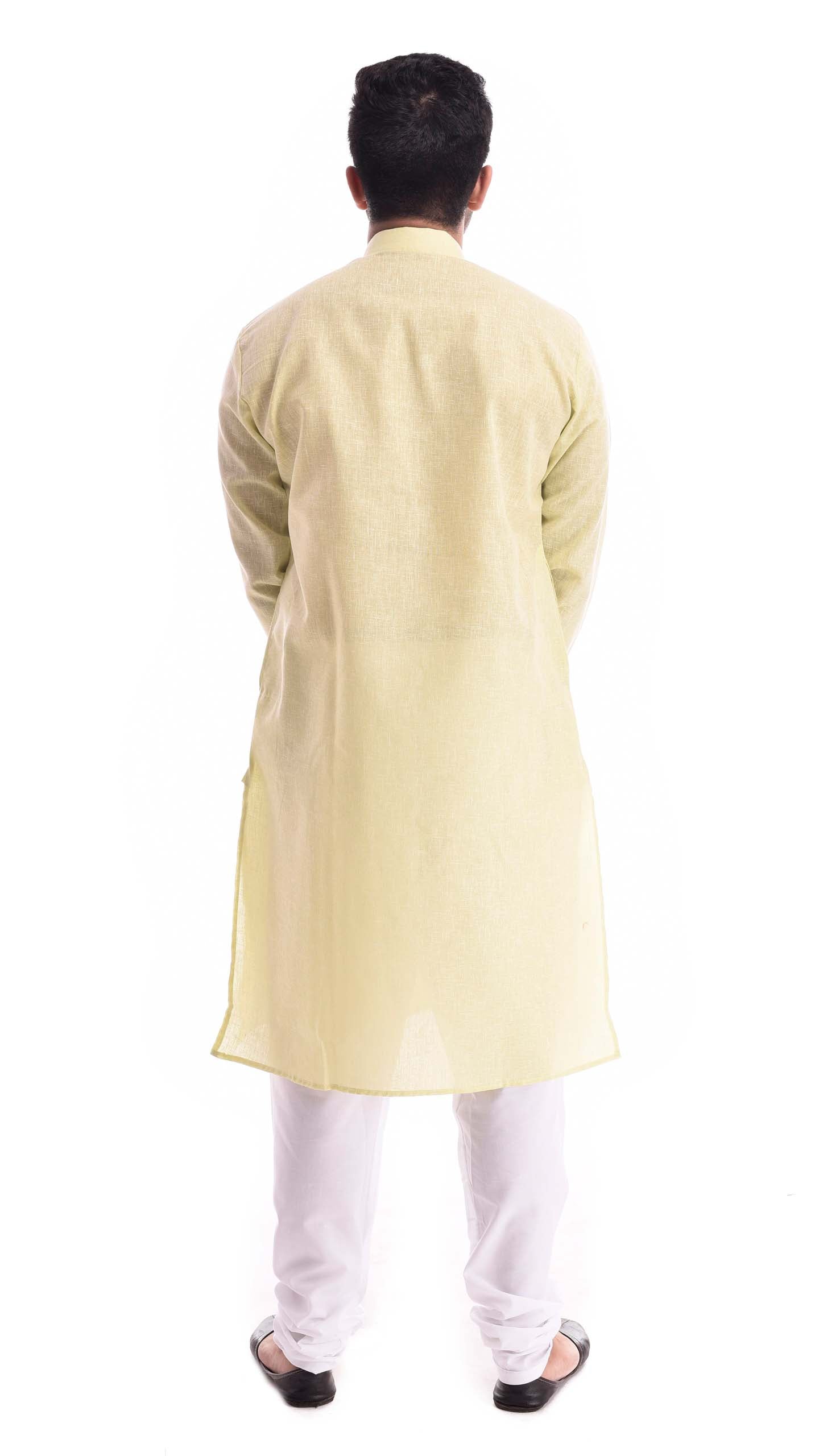 Good Earth Daffodil Kurta Pyjama in Organic Cotton