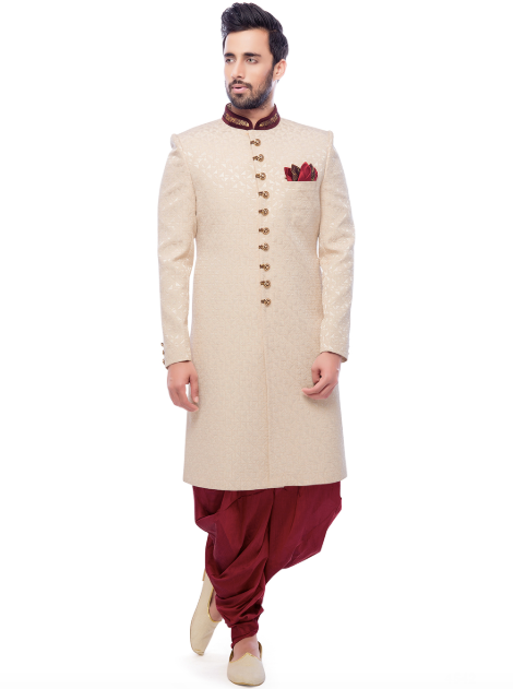 Off-White Wedding Sherwani
