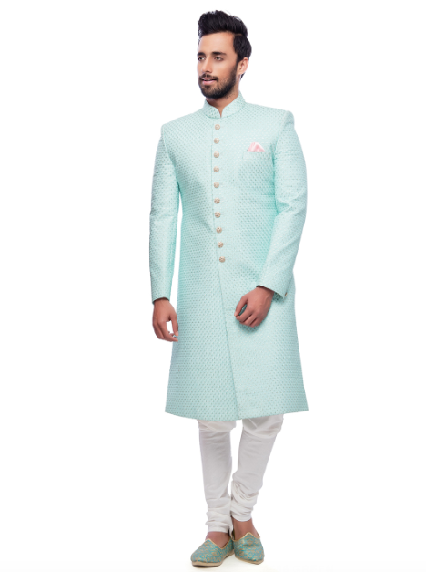 Modern Royalty Punjabi Wedding Sherwani