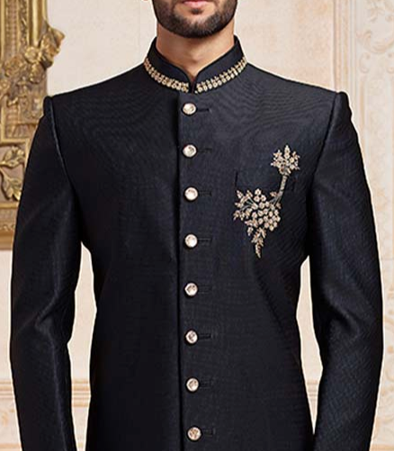 Chest Crest Opulent Indo Western Suit Sherwani Store