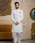White Stallion Magnificent Jodhpuri Suit