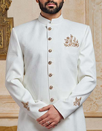 White Stallion Magnificent Jodhpuri Suit