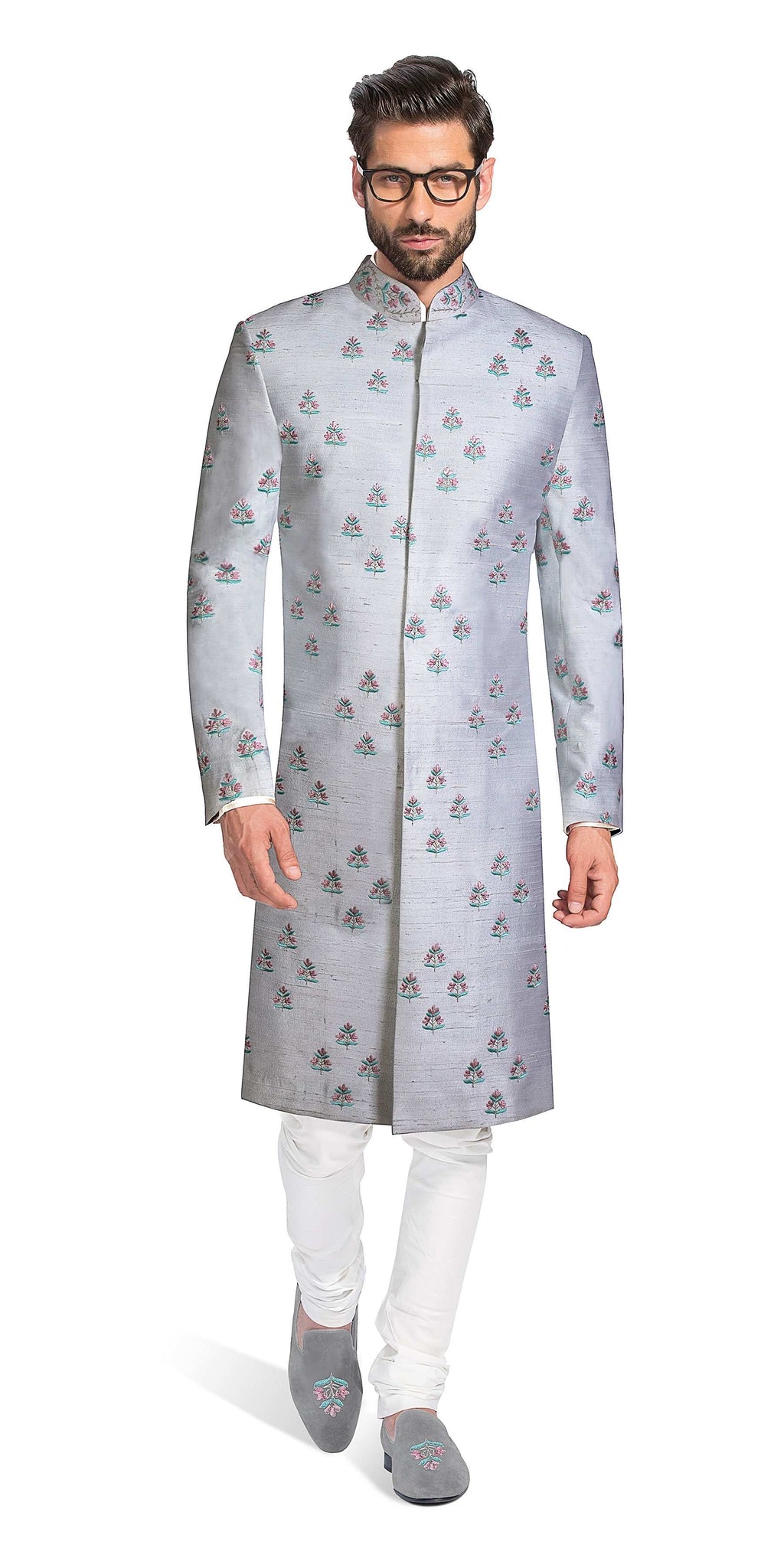 Arutia Resham Silk Sherwani